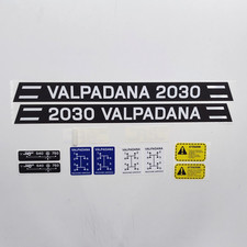 Kit Autocollants de Remplacement Compatible Valpadana 2030 RS Tracteur Stickers