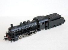 FLEISCHMANN HO 4146 LOCOMOTIVE A VAPEUR AVEC TENDER 040 D FONCTIONNE + ECLAIRAGE