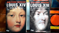 Deux livres ROMANS sur le roi Louis XIV chez Plon (jn60)
