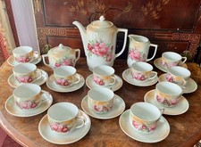 Beau service café pour 12 - a,