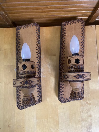 Paire ancienne applique - ancienne,