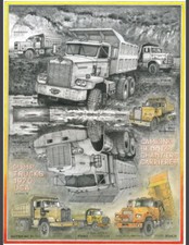 POSTER CAMION RéTRO DUMP