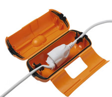 BOITIER RACCORDEMENT ELECTRIQUE EXTERIEUR ETANCHE POUR PRISE IP44