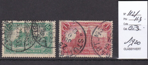 Timbres allemagne 1920 - allemagne,