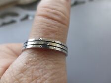 bague alliance homme neuve argent poinçon 925 et testée 3,15gr taille