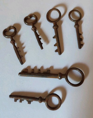 Lot anciennes petites clés - lot, 6