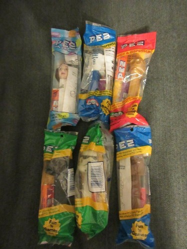 Lot six star wars pez - lot, of