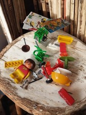 Lot accessoires Playmobil vintage années 1970 ancien, pièces rétro collection