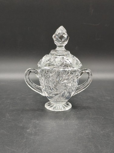 Sucrier cristal taillé à - cristal,
