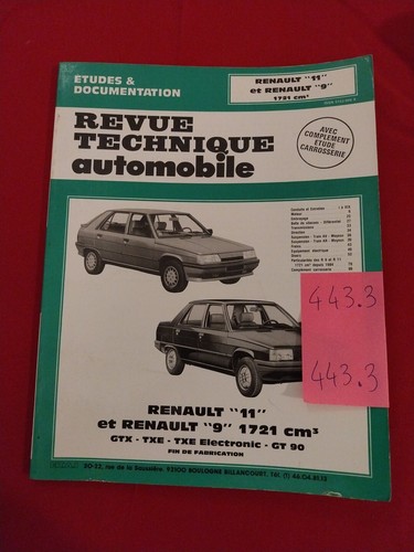 Revue technique renault - revue, 9