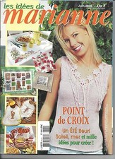 LES IDEES DE MARIANNE JUIN 2006 POINT DE CROIX DIAGRAMMES 