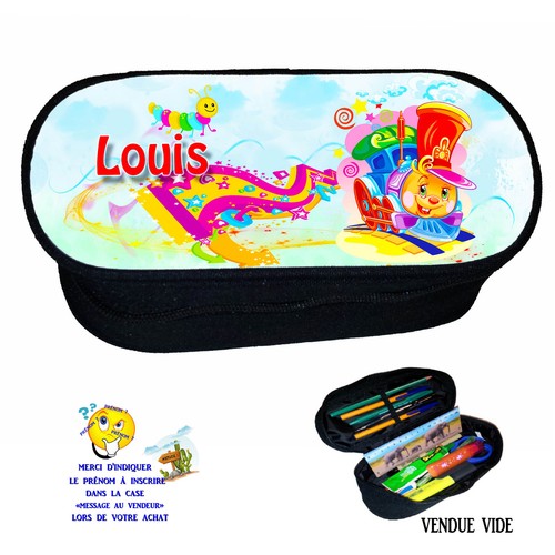Trousse crayons train pour - ,