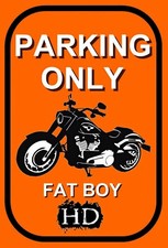 plaque " PARKING ONLY HARLEY