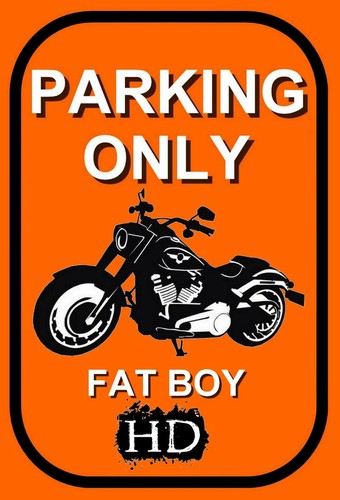 Plaque parking only harley - parking,