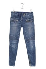 Jean slim en coton bleu