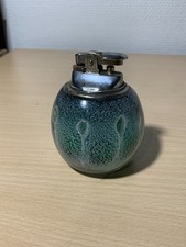 Sublime Briquet de table Penguin vintage céramique verre soufflé 9 cm ancien