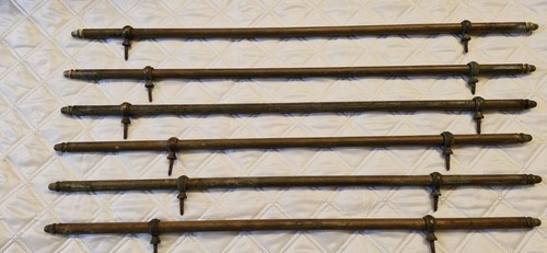 Anciennes barres laiton pour - 6,