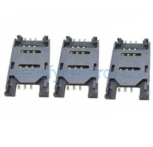 5pcs clamshell sim card - card, socket