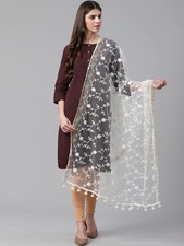 Chanderi Dupatta solide pour