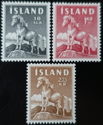 Timbres islande poney - d',