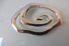 Pendentif Pierre Lang, Beau, Argenté PL - Pendentif, 5,4cm