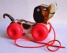 FISHER PRICE ~ Little Snoopy ~ Chien à trainer ~ Mattel 2014