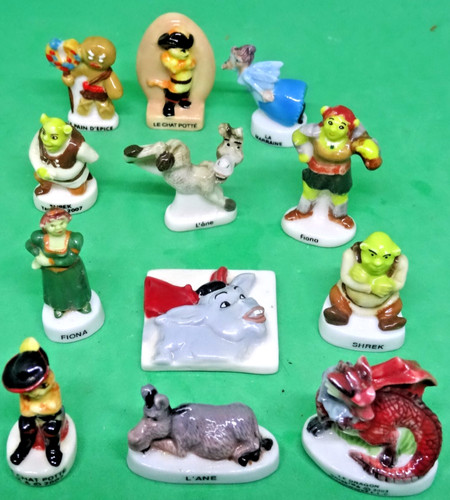 Lot fèves shrek - de, chat