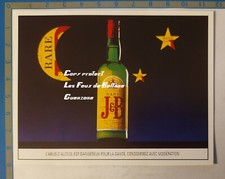 J&B RARE SCOTCH WHISKY LUNE ETOILES  publicité advert