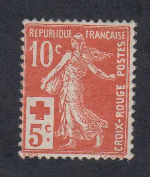 Timbre 147 croix - -,