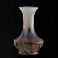 Ancien Vase 11c Wilhelm Kralik Verre Irisé de Bohême Art Nouveau Jugendstil 1900