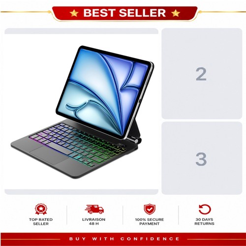 Clavier ipad air - ipad, m4/m3/m2
