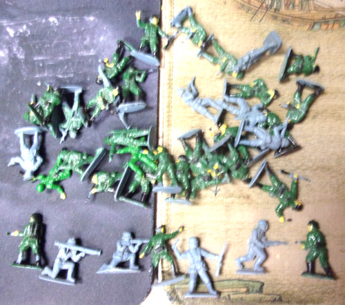 Lot soldats allemands - , matchbox