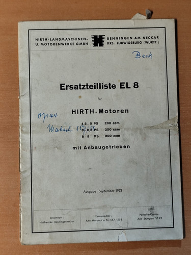 Hirth engines spare parts - 8,