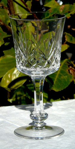 Verre eau cristal - verre, à