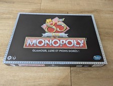 Monopoly 85 Ans Glalmour Luxe Pions Dorés de 2 à 8 joueurs - Occasion TBE