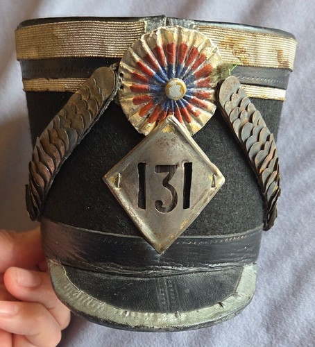 Ancien shako militaire - ancien,