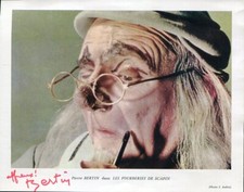Pierre BERTIN PHOTOGRAPHIE sur CARTE 19*15 avec AUTOGRAPHE FOURBERIES DE SCAPIN