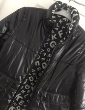 Doudoune réversible noir brillant logo blanc KARL LAGERFELD 36 38