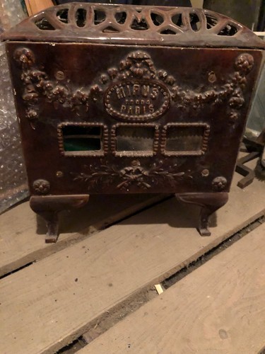 Poêle bois ancien mirus - poêle,