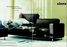 Publicité Advertising 420  2000  Cinna  canapé Soho  (2p) & Thibault Desombre 