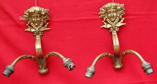 PAIRE APPLIQUES ANCIENNES