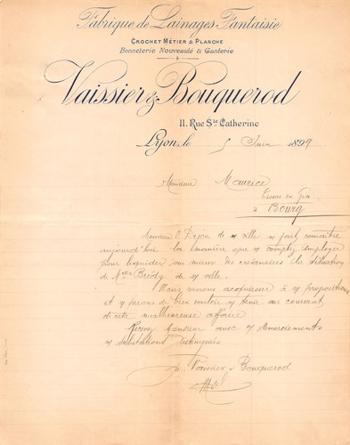 1899 fabrique lainages - fabrique, de