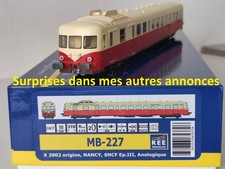 DERNIER REE MODELES MB-227 X2902 Autorail X2800 NANCY SNCF HO #70exs