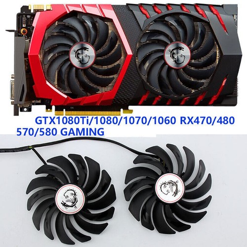2pc cooler fan for msi - fan, rx470
