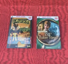 Lot 2 Jeux PC La Légende du Pharaon/Les Affaires Perdues du 221b Baker Street 
