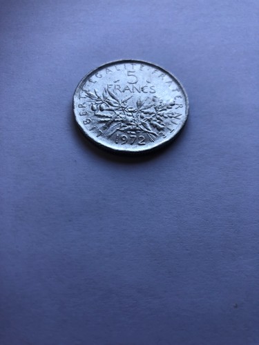 Pièce française francs - française, de