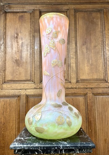 Daum nancy important vase à - daum,