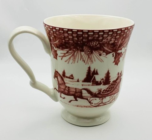 Bouchara poinsettia toile mug - bouchara,
