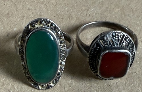 Vintage bagues argent 925 - 2,