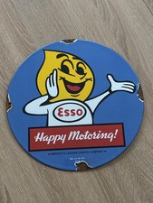 Plaque Émaillée Esso